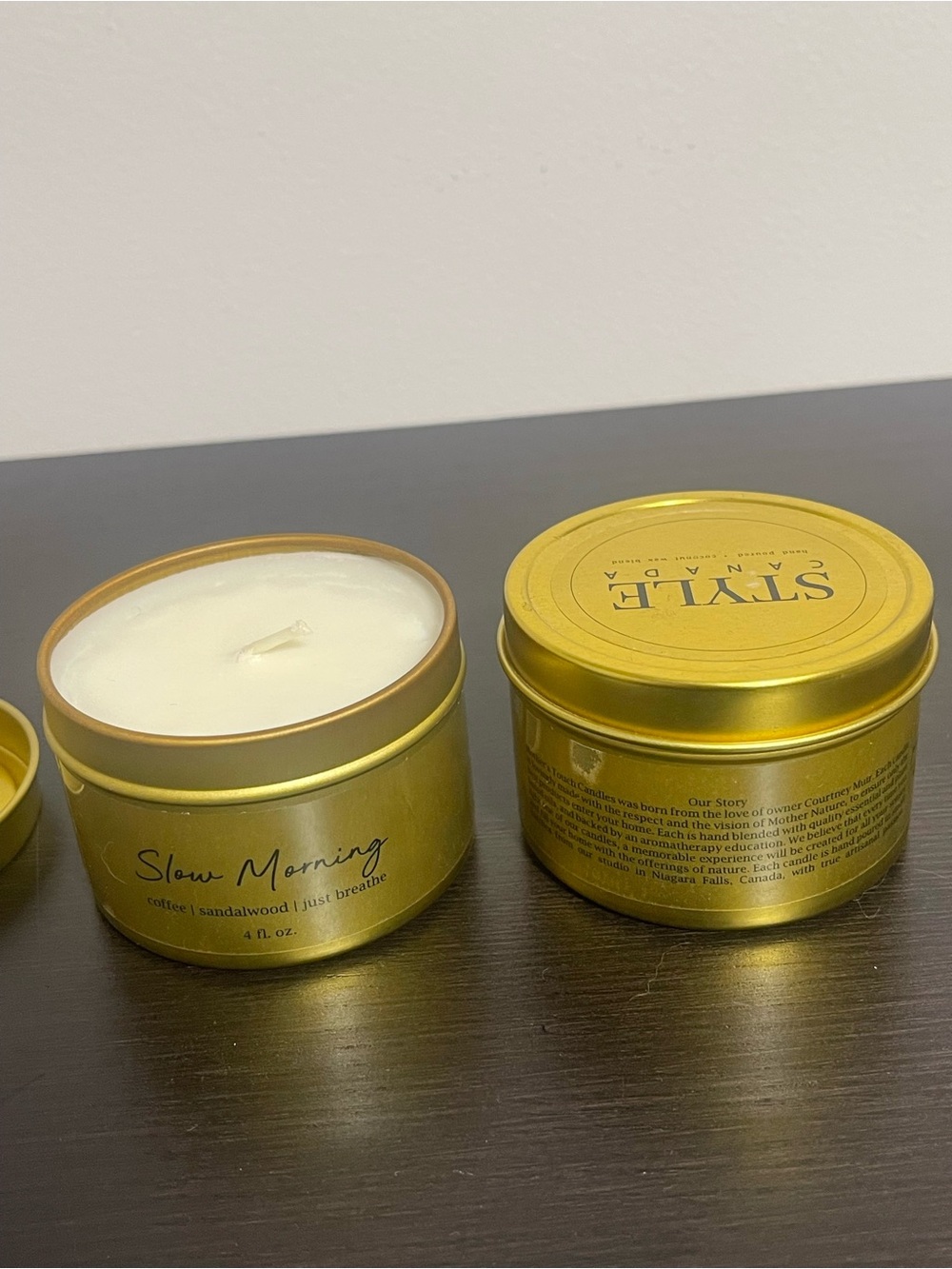 Coffee & Sandalwood Handmade Scented Candle Mother’s Touch - Coconut Wax Blend